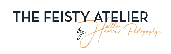 Logo of The Feisty Atelier by Heather Hanson Photography